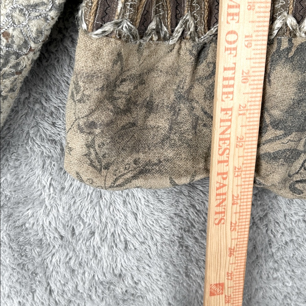 Sandy Starkman Patchwork Embroided Button Down Bl… - image 6